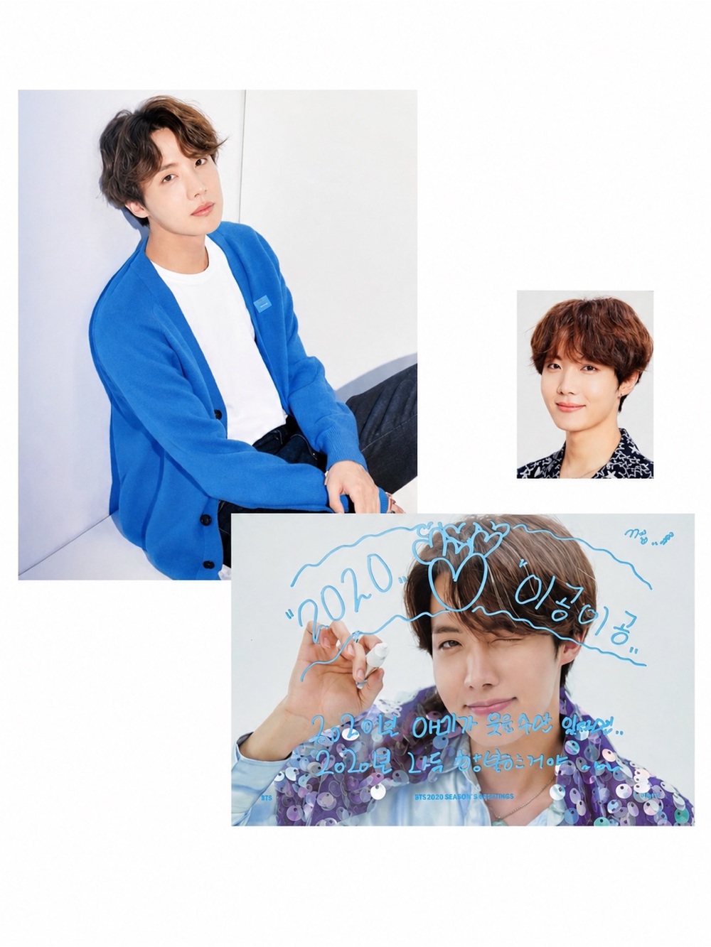 BTS 2020 SEASON’S GREETINGS - J-HOPE PHOTO SET (BRAND NEW)